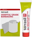 Terrasil Wound Care First Aid Kit: Medical Bandage & Wound Healing Ointment, Infection Protection for Bed Sores, Pressure Sores, Ulcers, Blisters, Cuts. Dermatologist-Tested (0.5oz, 2 "x18" Bandage)