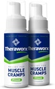 Theraworx Relief för muskelkramper skum snabbverkande muskelspasm, ben ömhet med magnesiumsulfat - 7,1 oz - 2 greve