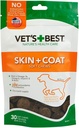 Vet's Best Skin & Coat Dog Supplements - Formulated with Vitamin E and Biotin to Maintain Dogs Healthy Skin and Coat - 50 Chewable Tablets