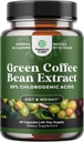 Rent grönt kaffe Bean Extract Supplement - Bäst för viktminskning Appetite Suppressant - 750 mg med klorogensyra bästa energi Booster Advanced Natural Potent Formel - 60 kapslar