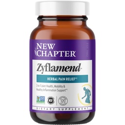 Nya kapitel ZyflamendTM Multi-Herbal Pain Reliever + Joint Supplement, 10-i-1 Superfood Blend med Ginger & Turmeric för hälsosam inflammation Response & Herbal Pain Relief +, 120 Count