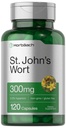 Horbäach St John's Wort Capsules 300mg | 120 greve | Non-GMO, Gluten Free | Herbal Extract