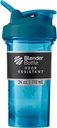 BlenderBottle Shaker Bottle Pro Series Perfekt för Protein Shakes och Pre Workout, 24-Ounce, Ocean Blue