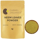 CARMEL ORGANICS Neem lämnar pulver | 8 Oz eller 227 Grams | Naturlig | Icke GMO | Inga tillsatta konserveringsmedel eller tillsatser | Azadirachta Indica Powder