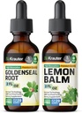 BIO KRAUTER Goldenseal Tincture 2 Fl. Oz. & Lemon Balm Tinkture 2 Fl. Oz.