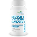 Brain Vigor Smart Brain Booster - extra styrka stöd för fokus, hälsa och minne - Förbättrad formel tillverkad med Lion's Mane Mushroom & Ginkgo Biloba - Våra bästa hjärn Vigor Smart Pills