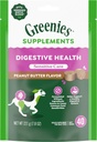 Greenies Sensitive Care Digestive Health Dog Supplement Chicken-Free Formula, with a Probiotic for Dogs, Peanut Butter Flavor, 40 Count Pouch