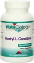 Nutricology Acetyl-L-Carnitine 500mg Supplement - Metabolism and Energy Support, ALC, Free Form Amino Acid, Vegetarian Capsules - 100 Count