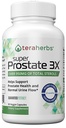 Teraherbs Super Prostate 3X - Bladderkontroll, och stöd för förstorad prostata och frekvent urinering - Prostata tillskott för män - 90 kapslar