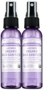 Dr Bronner's - Organic Hand Sanitizer Spray (Lavender, 2 Ounce, 2-Pack) - Enkel och effektiv formel, rengöring och sanitizes, inga hårda kemikalier, fuktar och rengör händer
