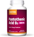 Jarrow Formulas Pantothenic Acid B5 500 mg - 100 Veggie Caps - Essential B Vitamin - Energiproduktion & Metabolism Support - 100 portioner, paket med 3