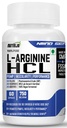 L-arginin HCL kapslar - Högsta biotillgänglighet Form av L-arginin | Maximal styrka, Nitric Oxide Precursor (120 kapslar)