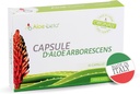 ALOEBETA Aloe Arborescens Natural Power Capsules - 100% Organic Aloe Supplement, Stimulates Immune Defenses, Antioxidant, Detoxifying - Vegan, Ingen GMO, Gluten-Free, ingen socker