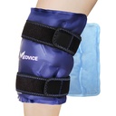 Medvice Ice Pack med Cold Compression för Knee Pain Relief, Swelling, Knee Replacement Surgery, Arthritis och Injury Recovery, Justerbara band, Återanvändbar Gel Ice Wrap för Meniscus Tear och ACL Blue