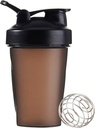 Shaker Bottle 12oz Protein Shaker Plastic Bottle för Pre & Post träning med Twist och Lock Protein Box Storage, Portable Fitness Bottle för Fitness Enthusiasts Athletes (svart, 12 oz)