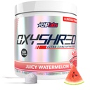 EHP Labs OxyShred Pre Workout Powder - Preworkout Powder med L Glutamine & Acetyl L Carnitine, Energy Boost Drink - Juicy Watermelon, 60 portioner