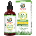 MARYRUTH'S Organics Liquid Probiotic for Ages 4+ | 2 miljarder CFU | 13 Probiotiska stammar | Gut Health & Digestive Support | Gas & Bloating Support | Vegan | Gluten Free | Travel-Friendly | 40 portioner
