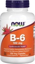 Nu livsmedel B-6, 100 mg, 250 Veg kapslar