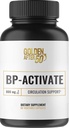 Golden After 50 BP-Activate - Nitric Oxide Supplement med väsentliga aminosyror - Blodcirkulation och hjärthälsostödstillägg - 60 kapslar - 800mg L Arginine, AAKG, L Citrulline