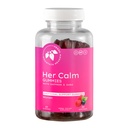 Mountain Meadow Herbs Her Calm Gummies - Natural Mood Support med Saffron, Passion Flower, St John's Wort, GABA - Stress Relief Supplement för kvinnor - 60 ct