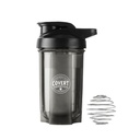 Unicorn Co X Covert Athletics 2024 Shaker för Protein, Pre Workout, 16oz (Black)