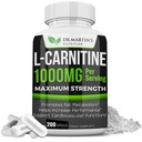 DR MARTIN'S NUTRITION Extra Strength L-Carnitine - 200 kapslar - 1000 mg Per servering - öka din ämnesomsättning och öka prestanda