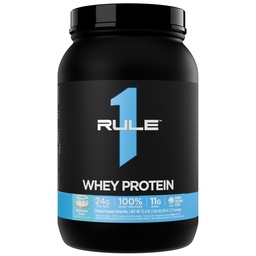 Regel 1 Whey Protein - 24g Fast-Acting Protein från All-Whey Källor med Naturligt Occurring EAAs & BCAAs för Workout Recovery eller Anytime Use (2 pounds *, födelsedagstårta)