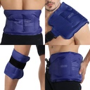 REVIX Ice Pack för skador återanvändbar gel för lägre rygg, kalla paket för Back Shoulder, Elbow, Hip, Leg, Wrap Around Entire Knee, Soft Cold Compress, 16 × 9" Navy