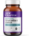 Nya kapitel Vegan Prenatal DHA, EPA och DPA Supplement - Prenatal Vegan Omega-3 Komplex för hälsosam hjärna och ögonutveckling under graviditeten - 30 Softgels